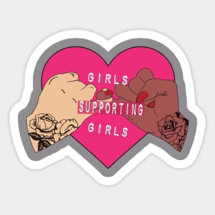 girls supporting girls Sticker